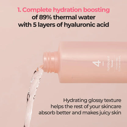 Numbuzin No.4 Hydrating & Brightening Mineral Toner – 200 ml
