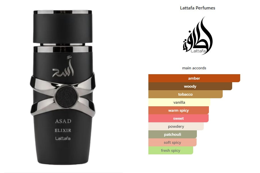 Asad Elixir Lattafa Perfumes for men
