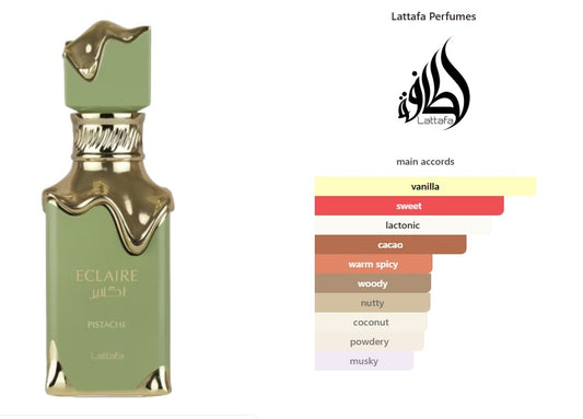 Eclaire Pistache Lattafa Perfumes for women and men