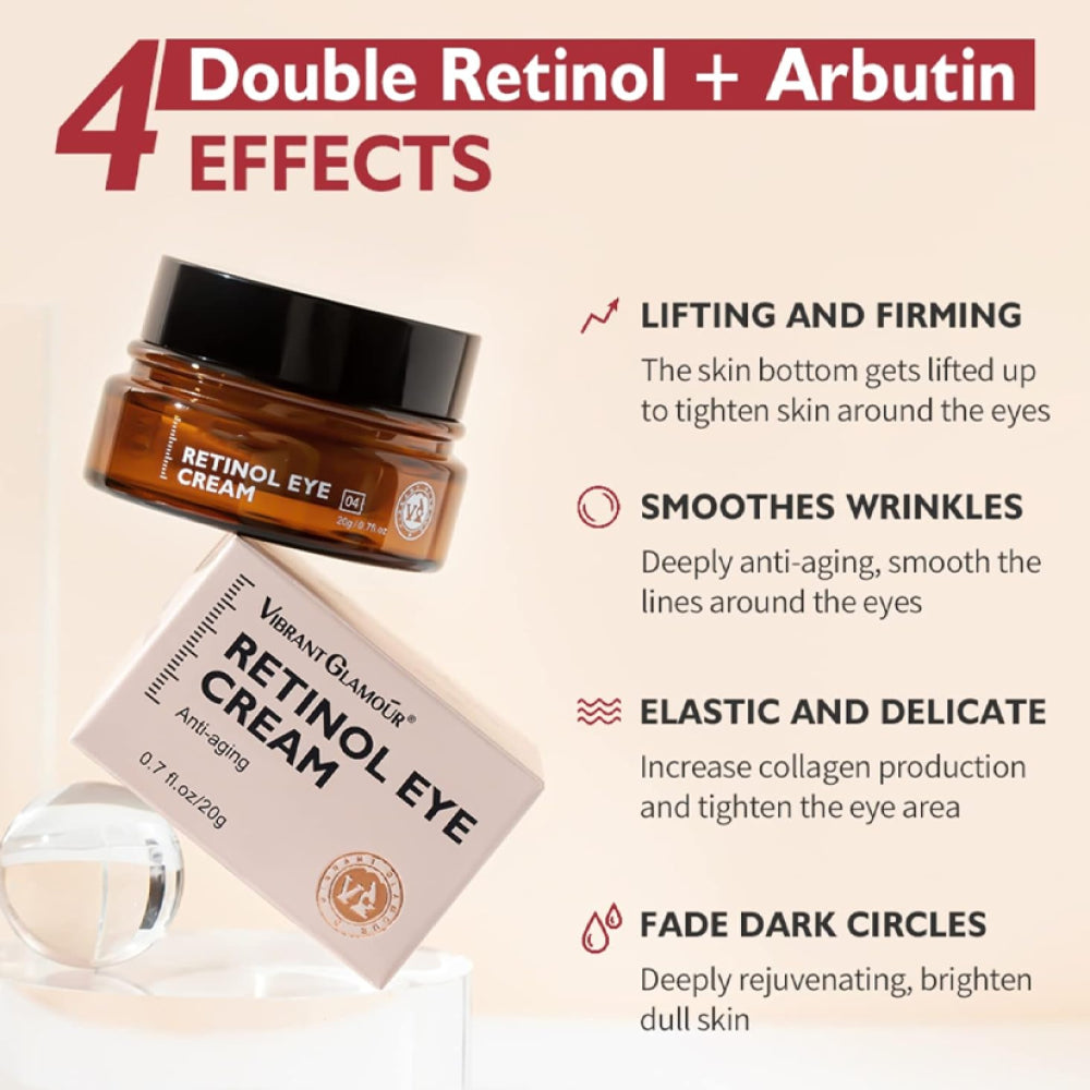 Vibrant Glamour Retinol Eye Cream Anti-Wrinkle – 20g