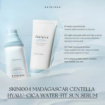SKIN1004 Hyalu Cica Water Fit Sun Serum SPF50+