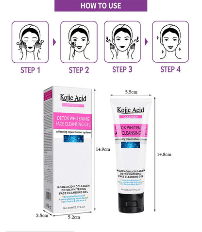 Kojic Acid Skin Lightening Cream, Underarm Cream, Intimate Area Dark Spot Remover, for Body, Underarms, Armpit, Knees, Legs and Inner Thigh Cream for Acanthosis Nigricans, Non-Greasy