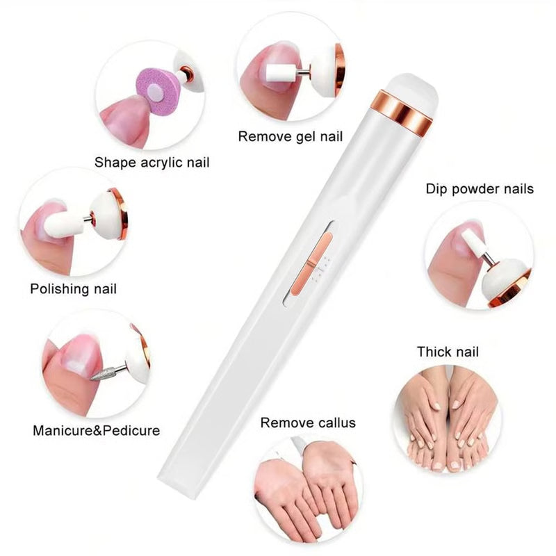 Finishing Touch Salon Nails - Professional Manicure Set for an at-Home Salon Experience - Files, Buffs, Shines, and Polishes for Instantly Beautiful Nails