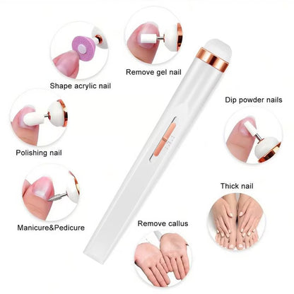 Finishing Touch Salon Nails - Professional Manicure Set for an at-Home Salon Experience - Files, Buffs, Shines, and Polishes for Instantly Beautiful Nails