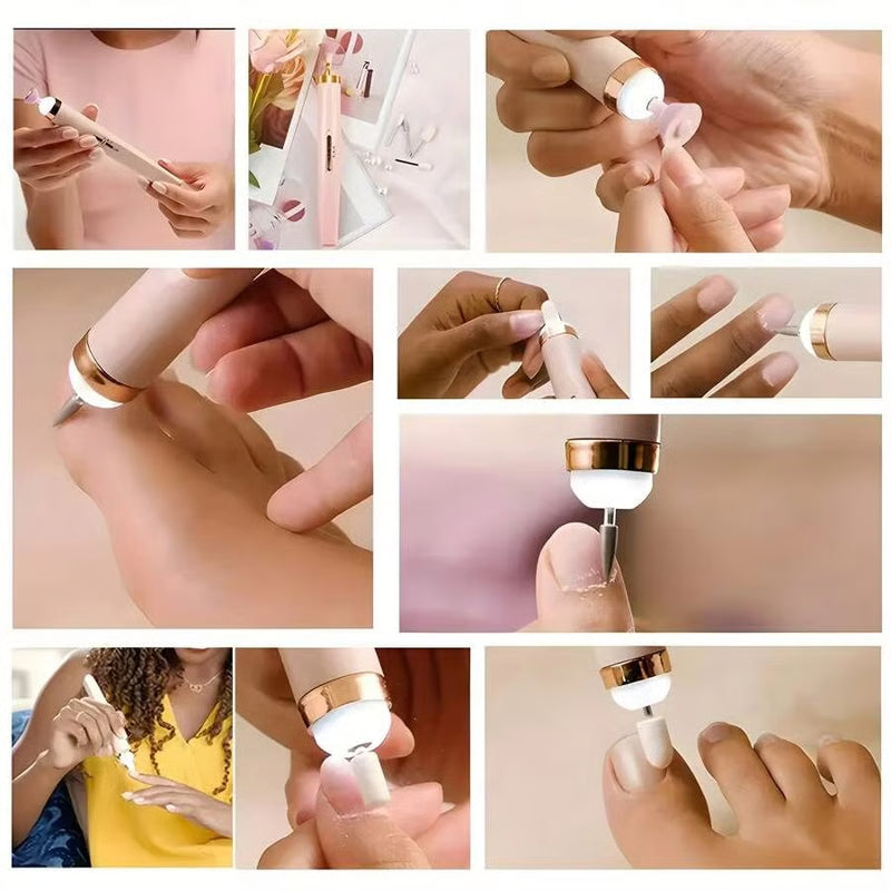 Finishing Touch Salon Nails - Professional Manicure Set for an at-Home Salon Experience - Files, Buffs, Shines, and Polishes for Instantly Beautiful Nails