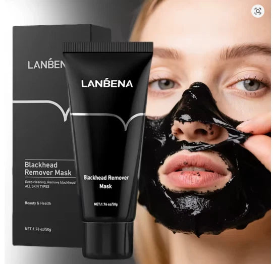 LANBENA Blackhead Remover Mask Shrinking Pore Deep Cleaning Hydrating Mask Impro