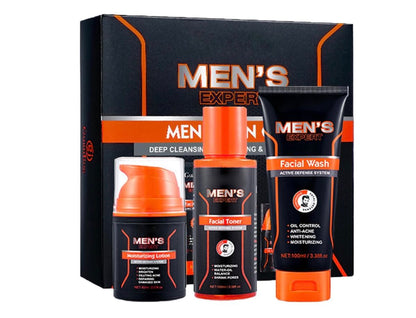 GuanJing Men's Expert Skin Care Sets Facial Wash, Facial Toner And Lotion