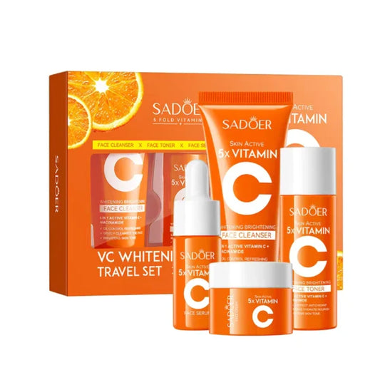 SADOER Vitamin C Travel Skincare Set