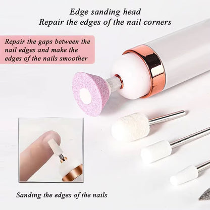 Finishing Touch Salon Nails - Professional Manicure Set for an at-Home Salon Experience - Files, Buffs, Shines, and Polishes for Instantly Beautiful Nails