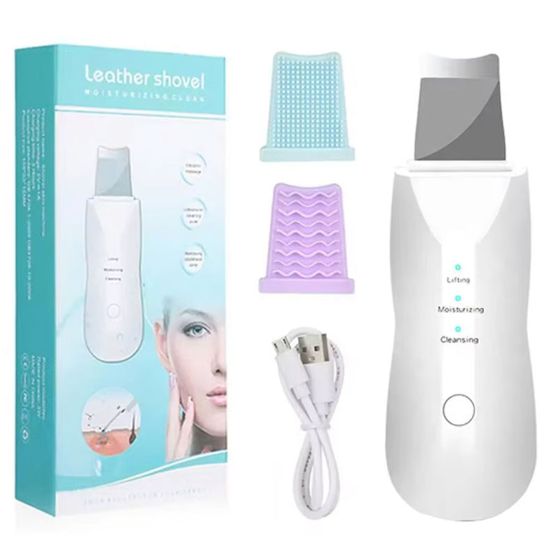 Deep Cleansing Facial Skin Scrubber | Face Spatula Exfoliator & Blackhead Pore Cleaner