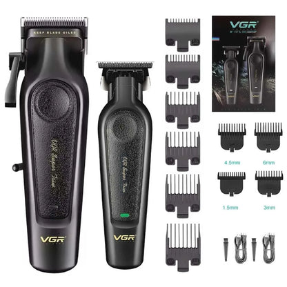 GR V- 197 & 995 Shadowtrim Barber Combo Set Clippers 2pcs