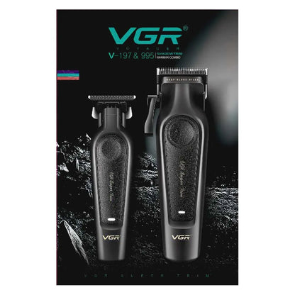 GR V- 197 & 995 Shadowtrim Barber Combo Set Clippers 2pcs