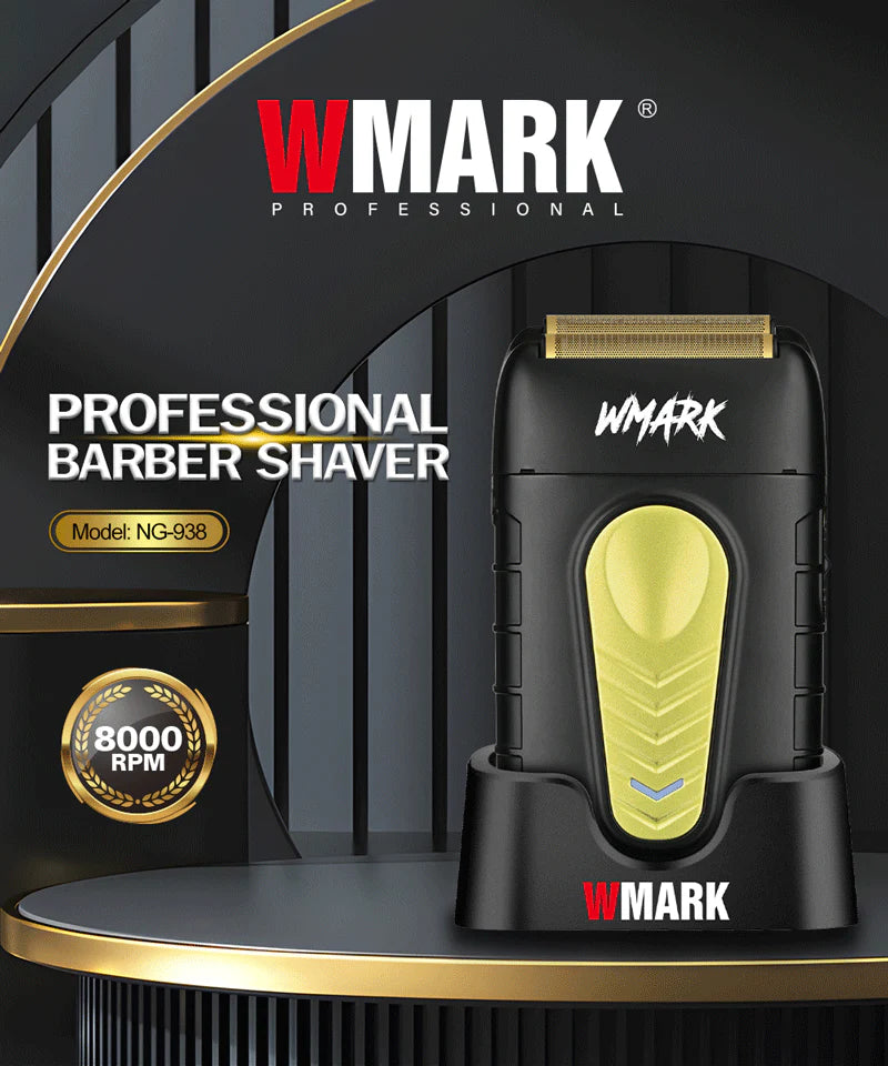 WMARK NG-938 Professional Barber Shaver – Black Gold
