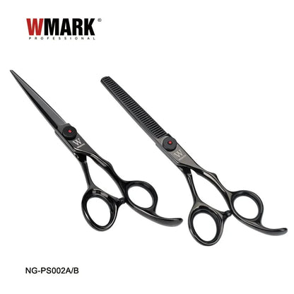 WMARK NG-PS002 Professional Hair Scissors Set – 6" Cutting & Thinning (9CR18 Steel)