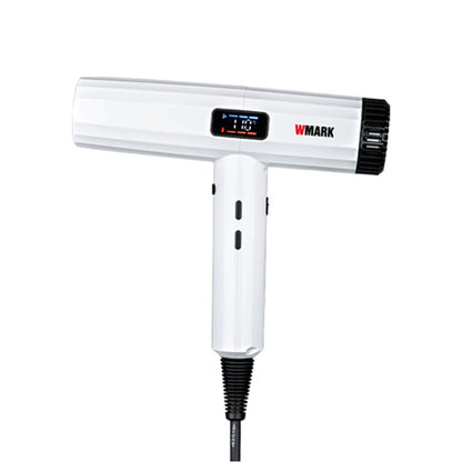WMARK 6-IN-1 Pro Barber Hair Cut Kit Clipper Trimmer Shaver Dryer Grooming White