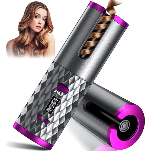 Automatic Hair Curling Iron Cordless BuyIt.lb